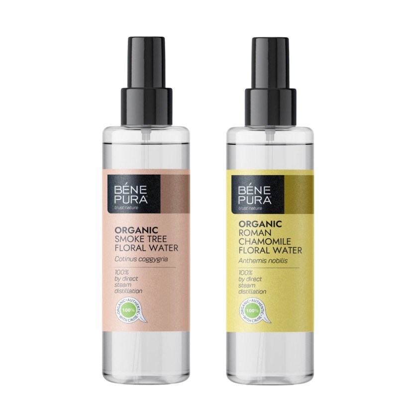 Bio Divjega Ruja Cvetna voda in Bio Rimska Kamilica Cvetna voda - GMC