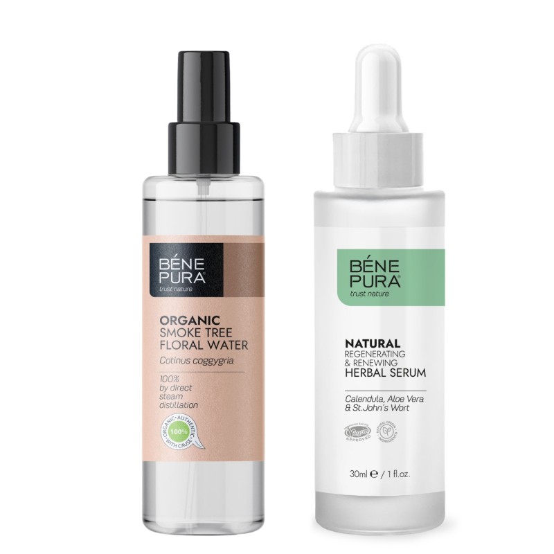 Bio Divjega Ruja Cvetna voda in Regeneracijski serum za obraz - GMC