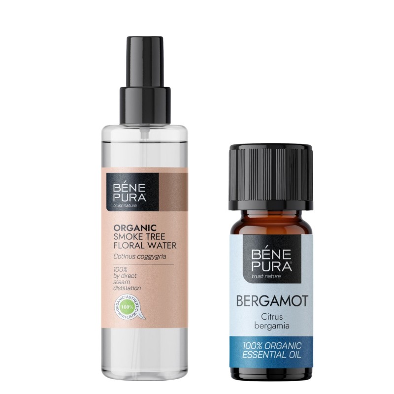 Bio Divjega Ruja Cvetna voda in Bio Bergamotka Eterično olje - 