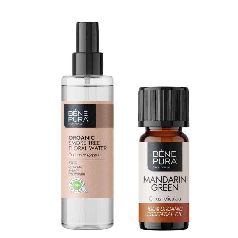 Bio Divjega Ruja Cvetna voda in Bio Mandarina Eterično olje - GMC
