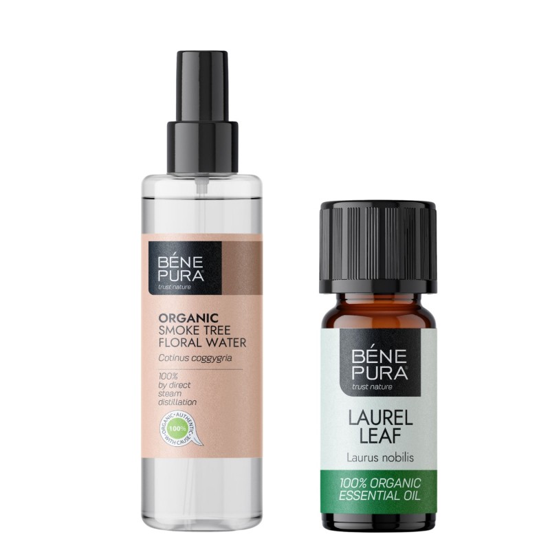 Bio Divjega Ruja Cvetna voda in Bio Lovor Eterično olje - 