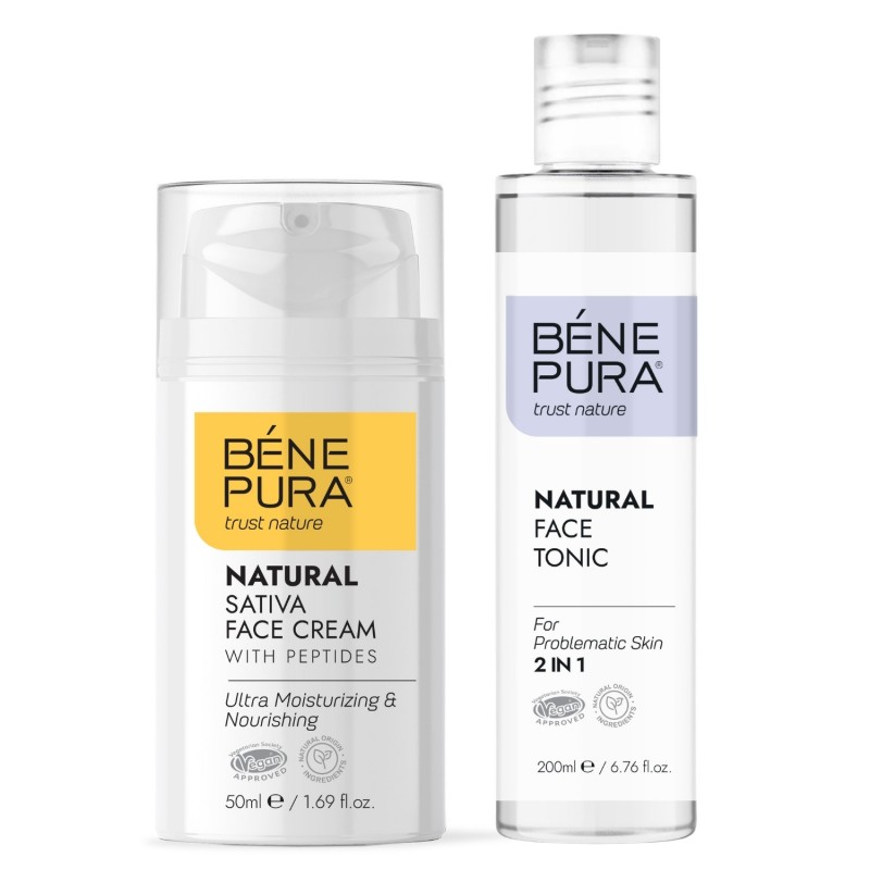 Tonik za obraz za problematično kožo in Vlažilna krema za obraz - GMC