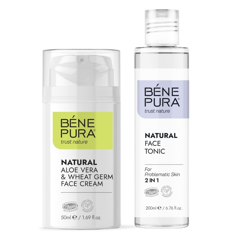 Tonik za obraz za problematično kožo in Krema za obraz z aloe vero - GMC