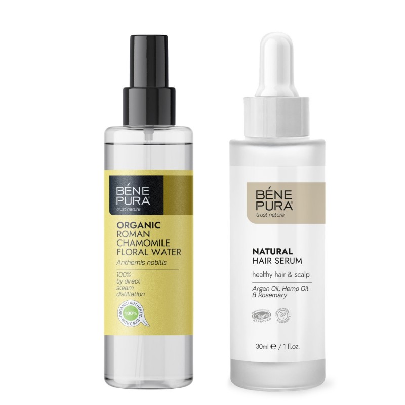 Serum za lase in Bio Rimska Kamilica Cvetna voda - GMC