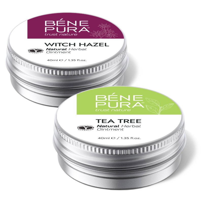 Mazilo za Hemoroide z Hamamelisom in Mazilo proti Srbenju s Čajevcem - GMC