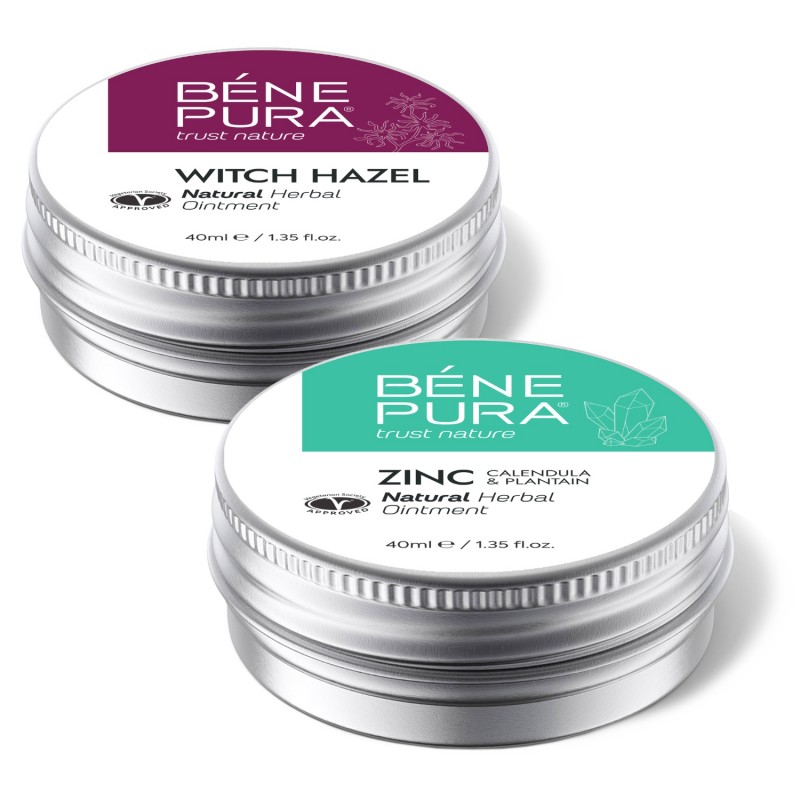 Mazilo za Hemoroide z Hamamelisom in Mazilo proti Srbenju s Cinkovim Oksidom - GMC