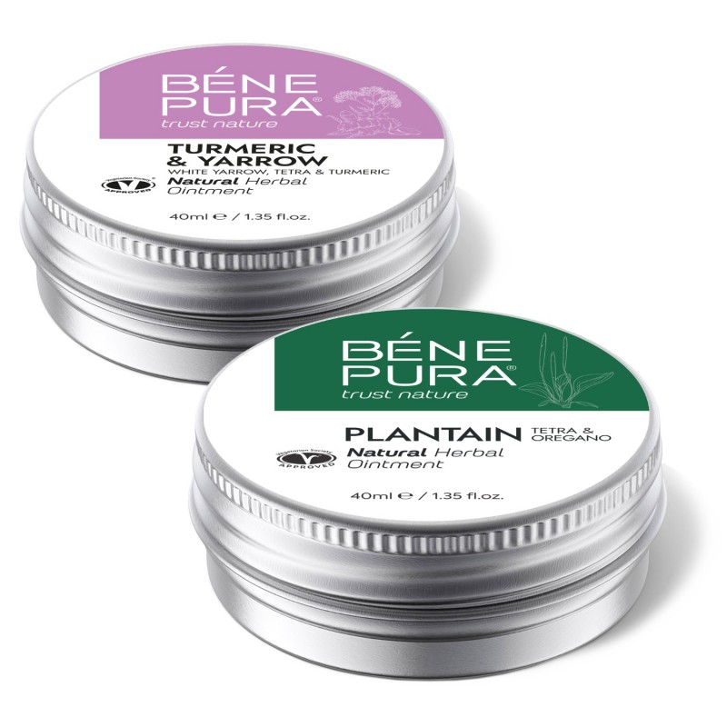 Mazilo za Hemoroide z Belim Rmanom, Tetro in Kurkumo in Mazilo proti Srbenju Trpotcem - GMC