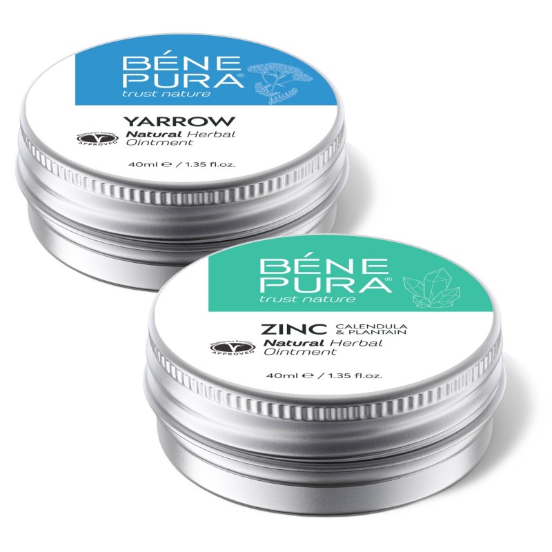 Mazilo za Hemoroide z Belim Rmanom in Mazilo proti Srbenju s Cinkovim Oksidom - GMC