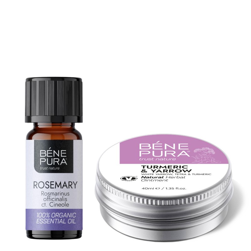 Mazilo za Hemoroide z Belim Rmanom, Tetro in Kurkumo in Bio Rožmarin Cineol Eterično olje - GMC