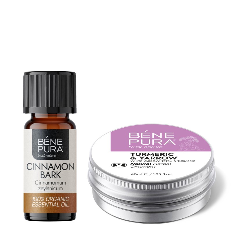 Mazilo za Hemoroide z Belim Rmanom, Tetro in Kurkumo in Bio Cimet Eterično olje - GMC