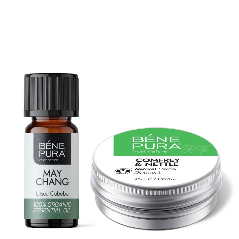 Mazilo za Sklepe z Gabez in Koprivo in Bio Litsea Cubeba Eterično olje - GMC