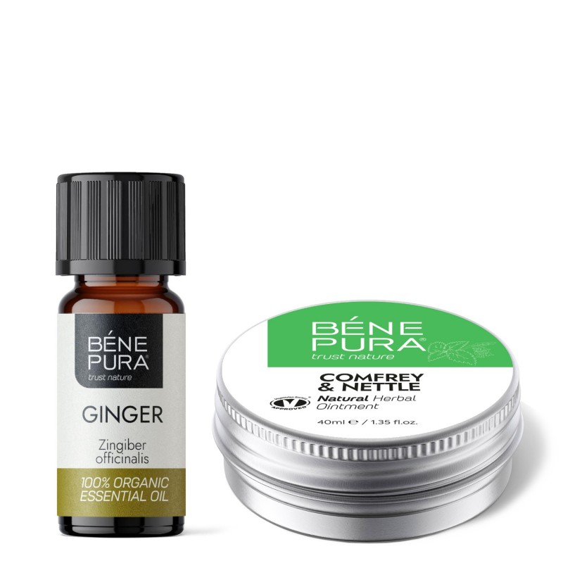 Mazilo za Sklepe z Gabez in Koprivo in Bio Ingver Eterično olje - GMC