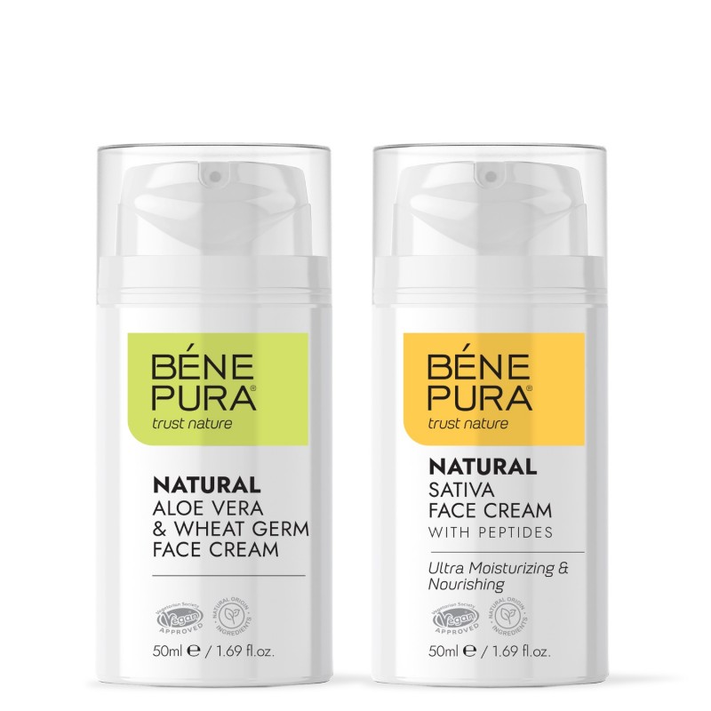 Krema za obraz z aloe vero in Vlažilna krema za obraz - GMC