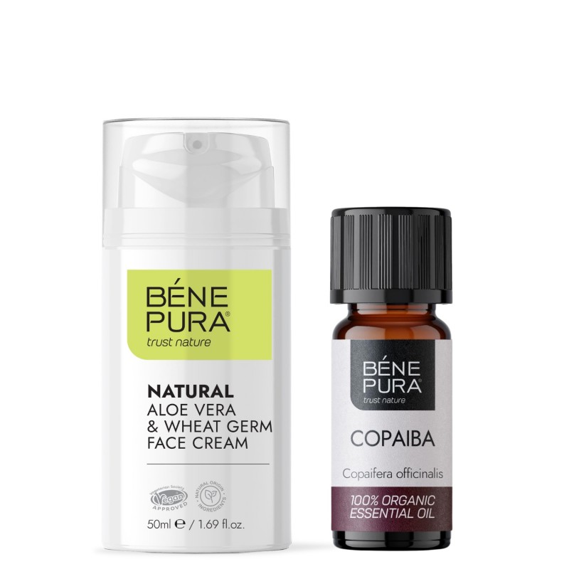 Krema za obraz z aloe vero in Bio Copaiba Eterično olje - GMC