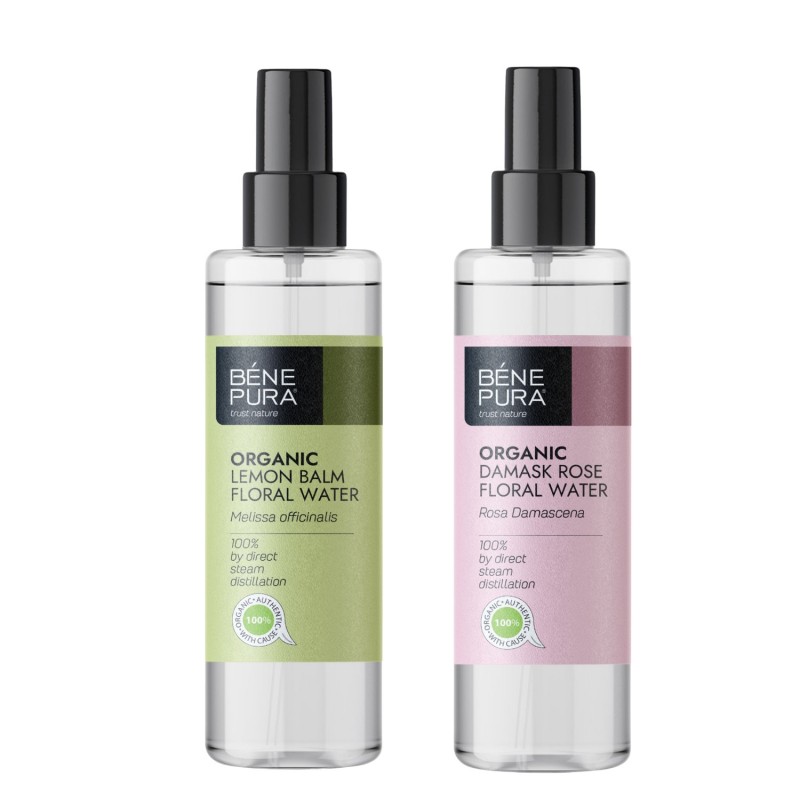 Bio Melisa Cvetna voda in Bio Rosa Damascena Rožna voda - GMC