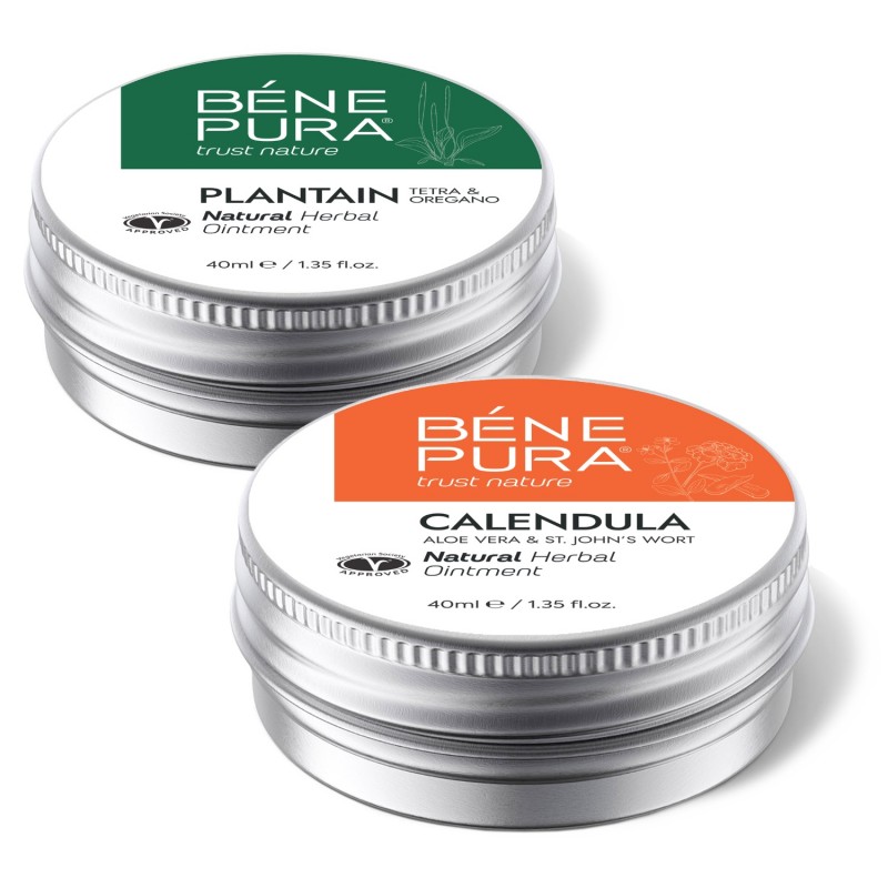 Mazilo proti Srbenju Trpotcem in Mazilo za Opekline in Rane z Ognjičem, Aloe Vero in Šentjanževko - GMC