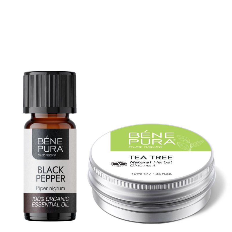 Mazilo proti Srbenju s Čajevcem in Bio Črni Poper Eterično olje - GMC
