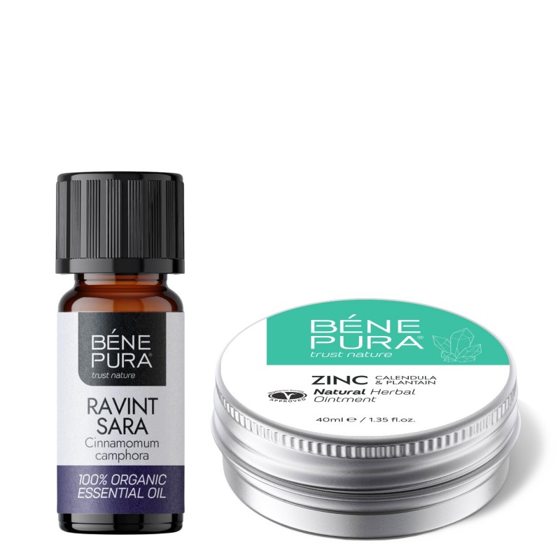 Mazilo proti Srbenju s Cinkovim Oksidom in Bio Ravintsara Eterično olje - GMC