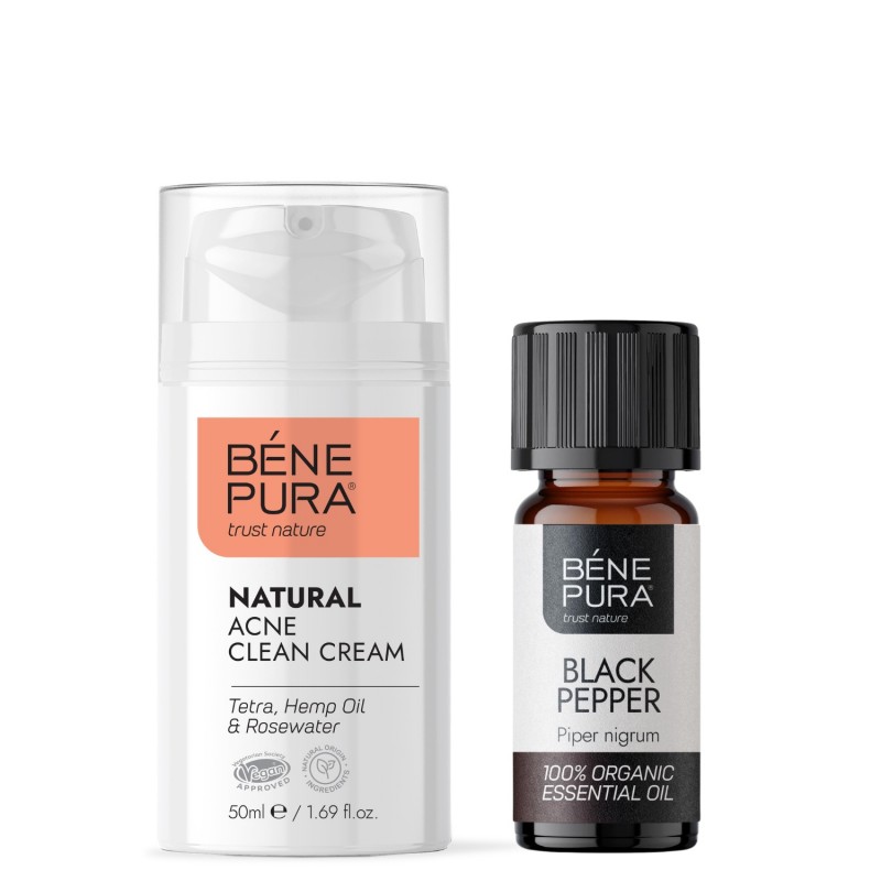 Hyaluron & Q10 krema za obraz in Bio Črni Poper Eterično olje - GMC