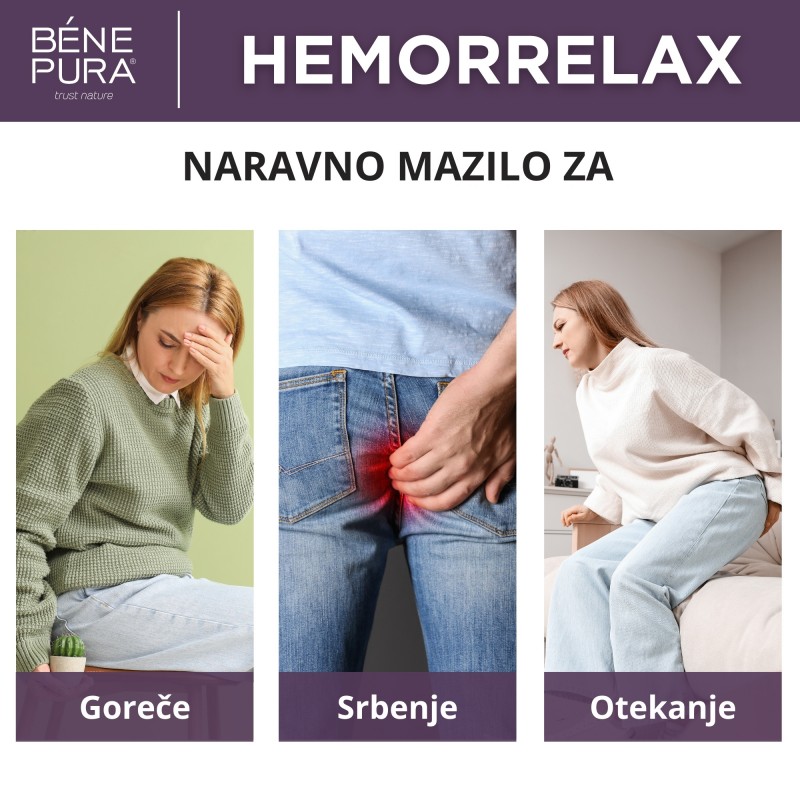3x Mazilo za Hemoroide z Belim Rmanom, Tetro in Kurkumo - 40ml