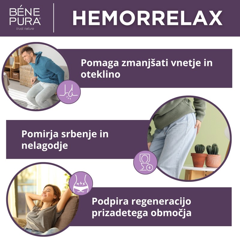 3x Mazilo za Hemoroide z Belim Rmanom, Tetro in Kurkumo - 40ml