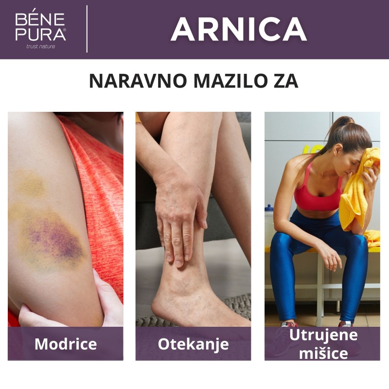 Mazilo za Modrice in Mišice z Arnike - 40ml