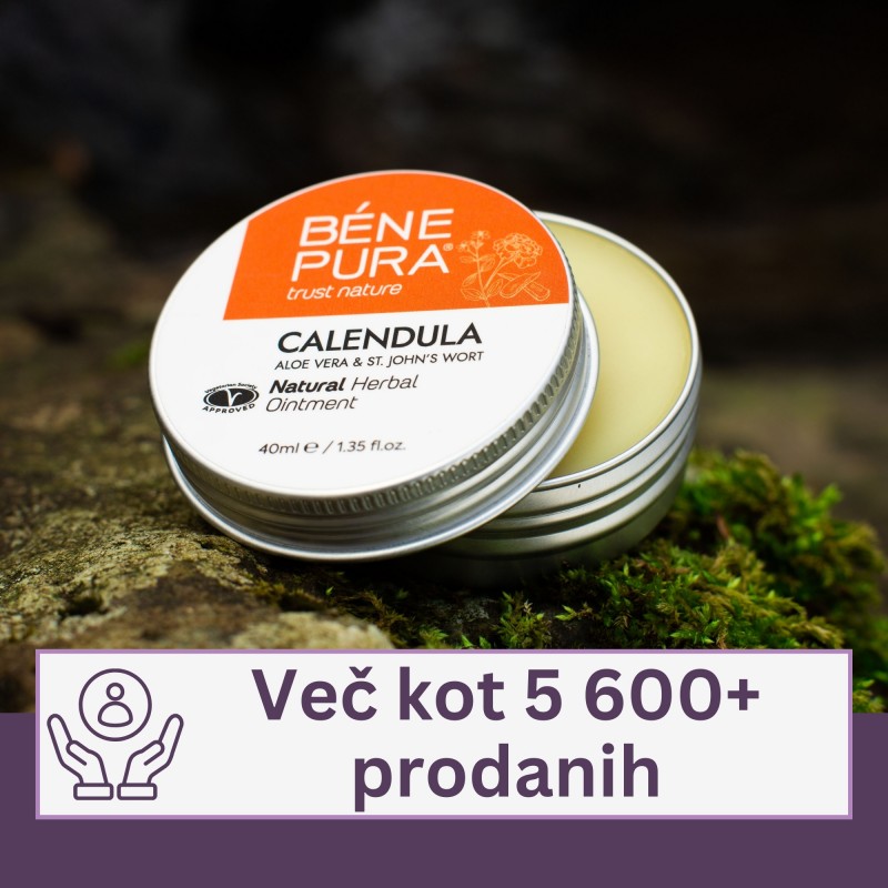 Mazilo za Opekline in Rane z Ognjičem, Aloe Vero in Šentjanževko - 40ml