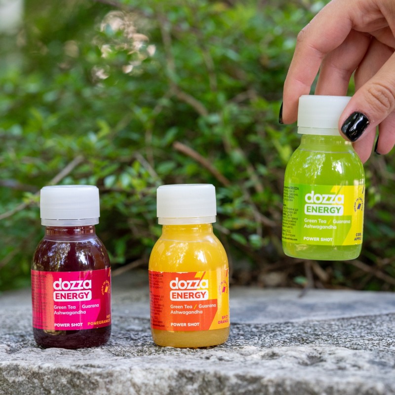 6x Pack DOZZA Energy Cool Apple Energy shot - 60ml - Benepura.si 6x Pack DOZZA Energy Cool Apple Energy shot - 60ml