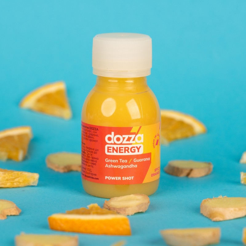 6x Pack DOZZA Energy Spicy Orange Energy shot - 60ml - Benepura.si 6x Pack DOZZA Energy Spicy Orange Energy shot - 60ml