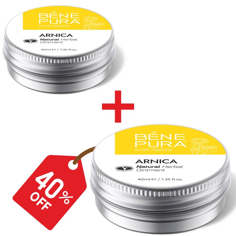 2x Mazilo za Modrice in Mišice z Arnike - 40ml - Kompleti