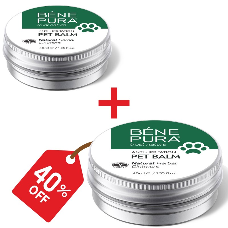 2x Balzam za Hišne Ljubljenčke proti Draženju s Trpotcem - 40ml - Mazila za pse